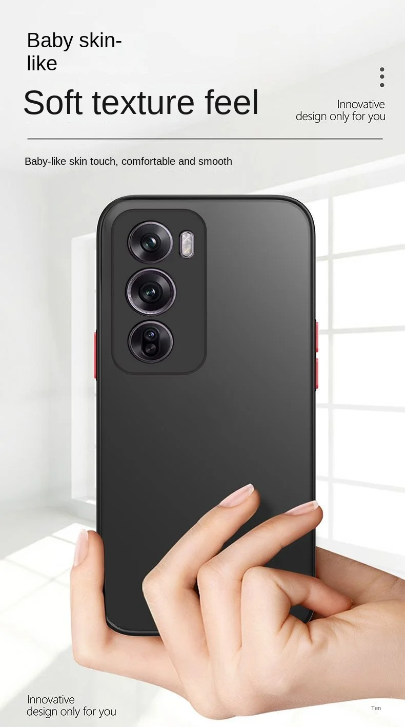 Voor OPPO Reno 12 Pro Case Hard PC Transparant Matte Magnetische Beschermende Cover Case Voor OPPO Reno 12 12 Pro volledige Cover Shell