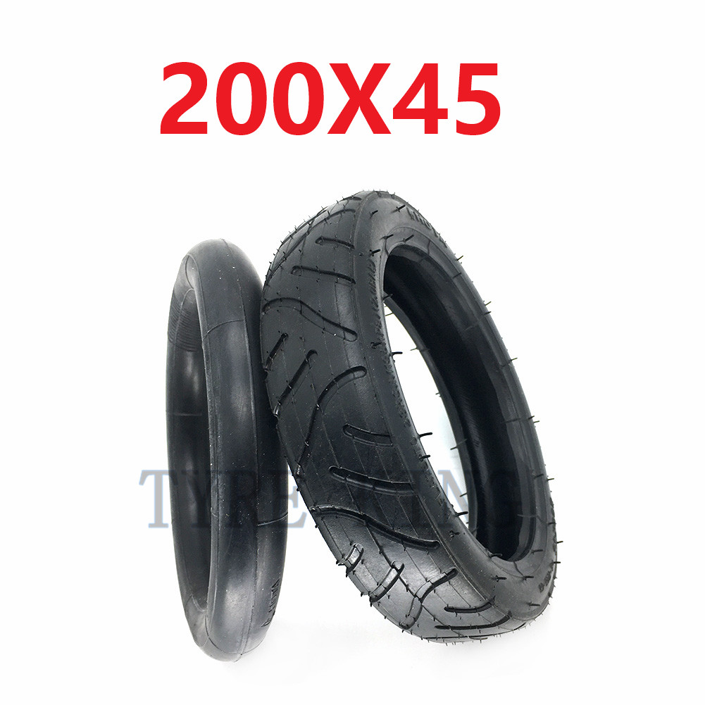 Wysokiej jakości 8-cal 200x45 dętka 200*45 opona robić Etwow skuter elektryczny tylne koło modyfikacji akcesoria: inner i outer tyre