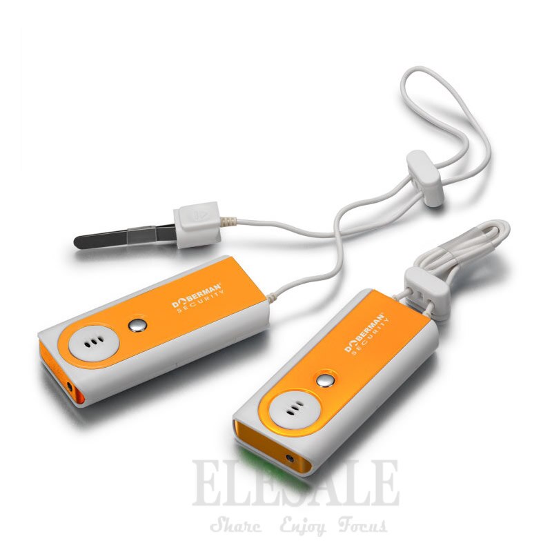 2Pcs/Pack Portable Travel Door Alarm Entry Defense Intruder Alarm 100dB Flashlight For Home Office Apartment Hotel Security