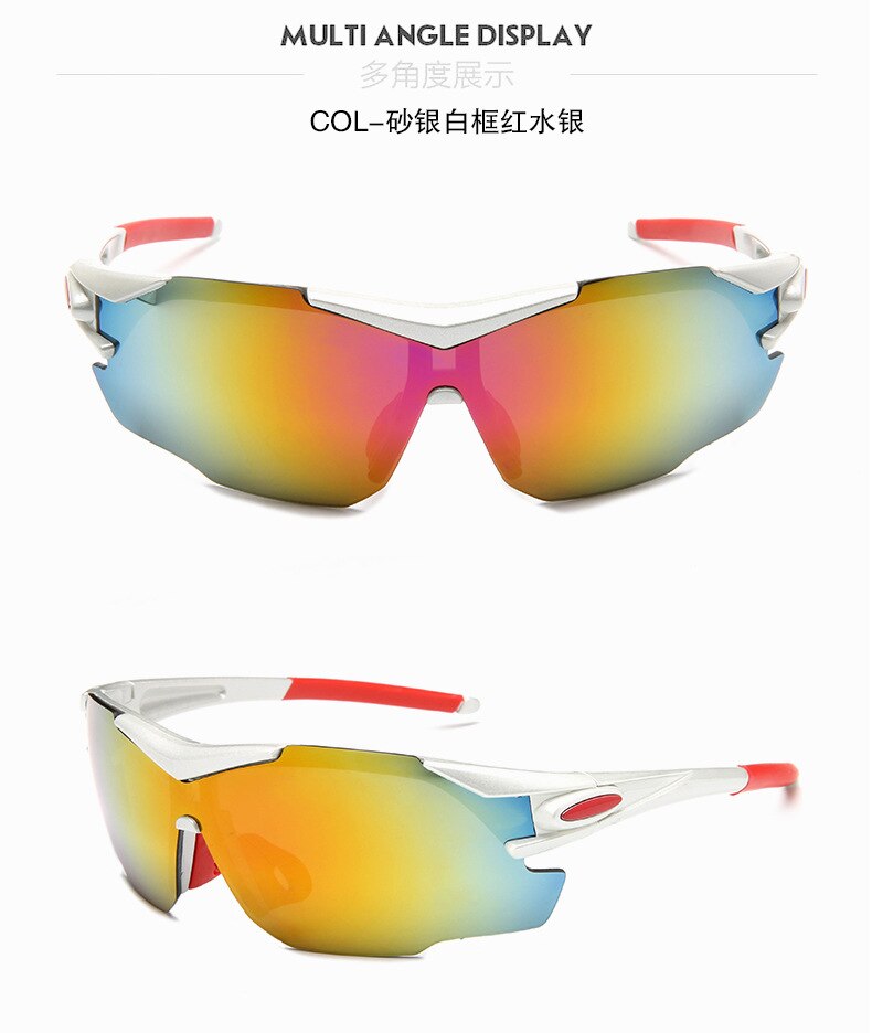 0761 günstige Sport Radfahren Brillen Sport Männer Frauen Laufsport Angeln Sonnenbrille UV Schützen Straße Fahrrad MTB Sonnenbrille 6 farben: 1