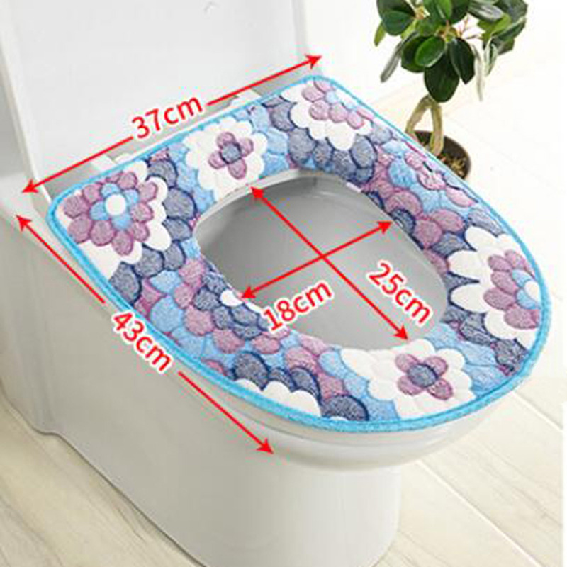 Toilethoes Pluche stoelhoes Modellen Waterdicht Universeel model Toiletring Wasbare badkamermat Decoratieve toiletbril