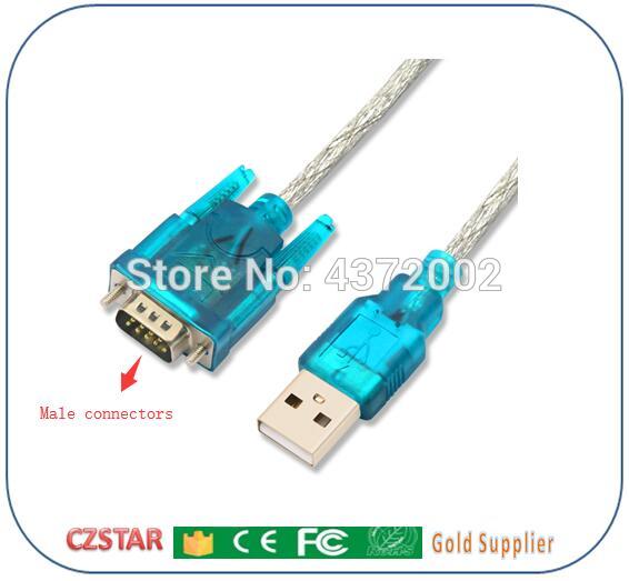 USB to RS232 COM Port Serial female PDA 9 Pin DB9 male Cable Adapter Support Windows7 windows XP
