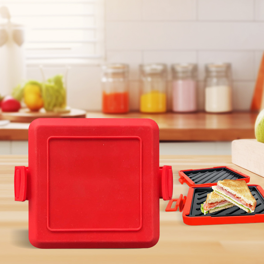 Microwave Sandwich Maker Time Saving Microwavable Toast Maker Microwave Oven Breakfast Machine for Dessert Sandwiches Breakfast