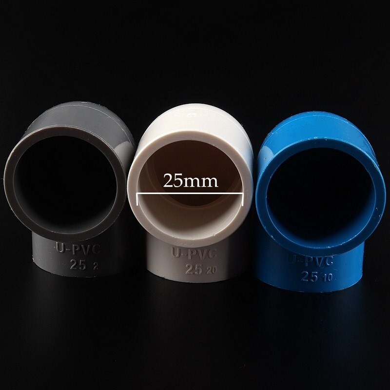 25mm PVC Pipe Equal Elbow Connector Garden Irrigation Fish Tank 90 Degree Elbow Joint Pipework Adapter Aquarium Accessories