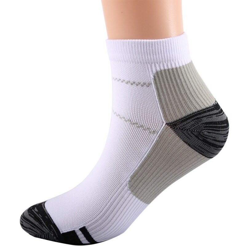 1 Pair Comfortable Sports Running Socks Cycling Socks Breathable Foot Compression Socks Plantar Fasciitis Heel Spurs Arch Pain