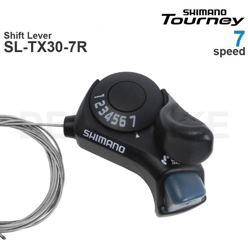Shimano tourney sl -tx30 3 x 6v 3 x 7v växelhandtag växel plus 3 × 6 hastighet 3 × 7 hastigheter originaldelar: Rätt (7r)