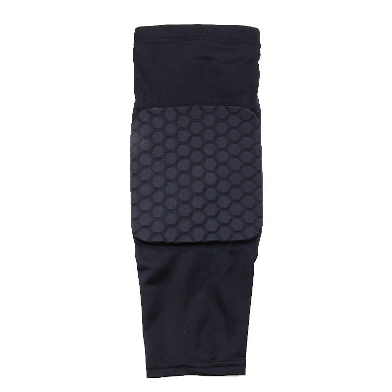Basketball åndbar arm ærme pudebeskytter løb honeycomb albue fitness ridning anti-kollisions armbeskytter elastisk: S