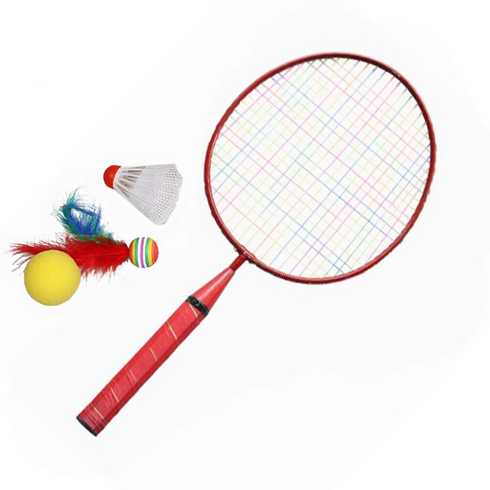 Casual Playing Games Sports Badminton Racket with Shuttlecock for Children Kids Badminton Rackets Set Blue Pink: Pink