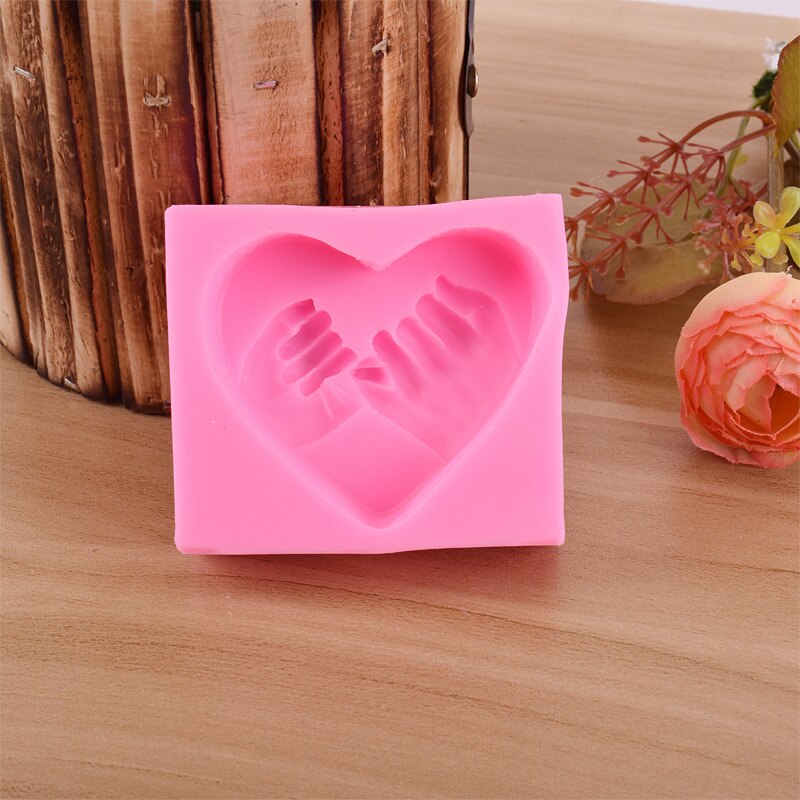 3D Love Heart Shaped Silicone Soap Mold DIY Cake Candel Chocolate Soap Mold Mould Fondant Sugar Art Tools For Soap Making