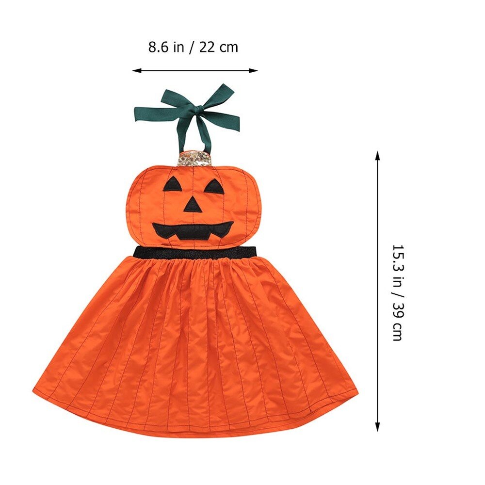 Halloween Pumpkin Children One-Piece Dress (Height 90cm)