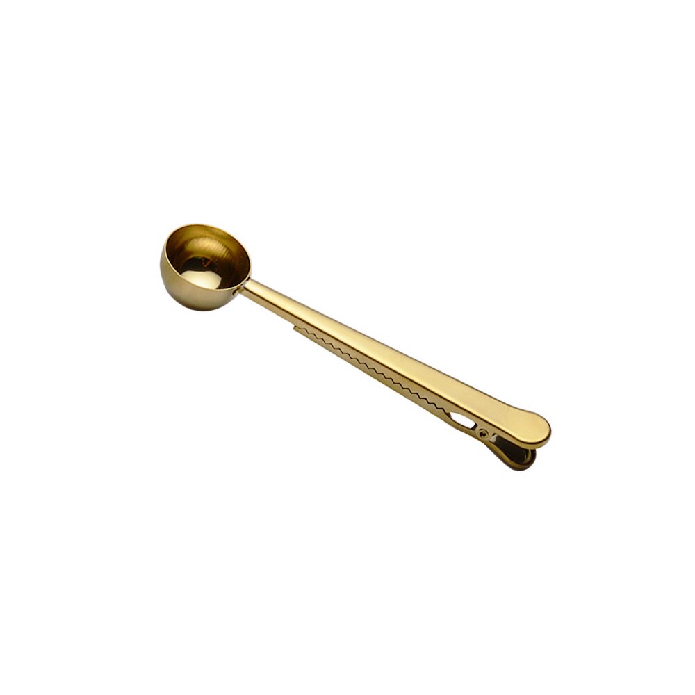 Kaffee Scoop Lange Griff Kaffee Löffel Zucker Pulver Tee Scoop Küche Messlöffel Abdichtung Halten Frische Kaffee Zubehör: 03