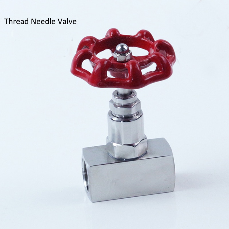 DN6 DN10 DN15 High Pressure Stainless Steel 304 Threaded Needle Valve Flow Control