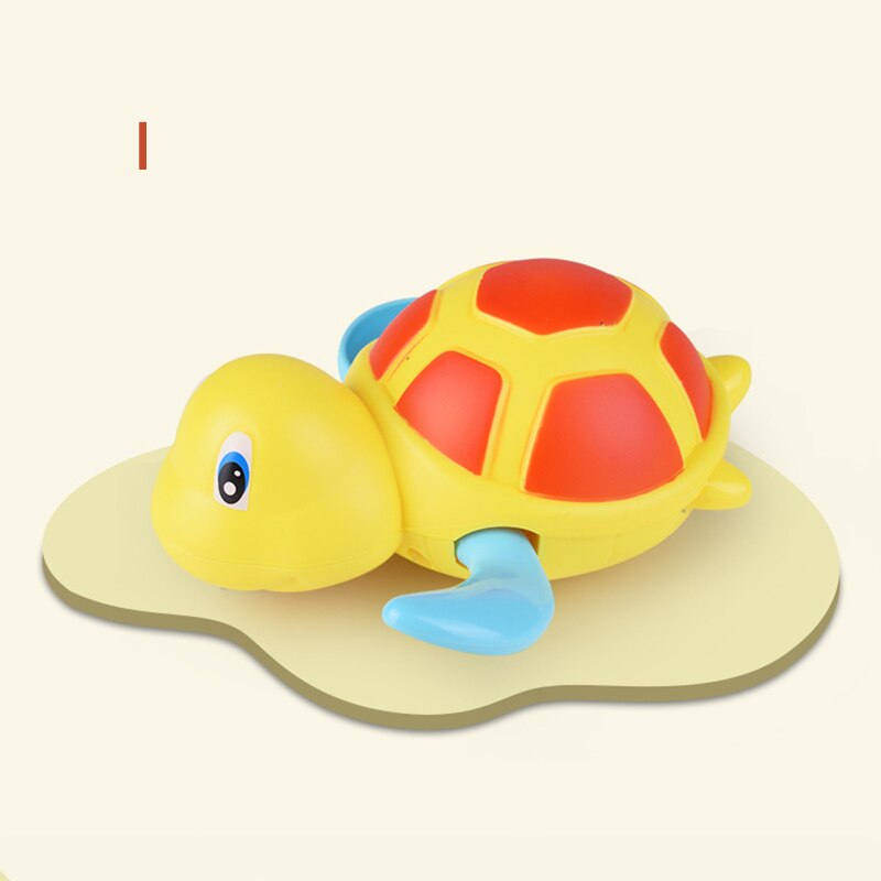 Baby badelegetøj sød tegneserie flydende svømningskildpadder vandlegetøj til børn drenge piger nsv 775: Jeg