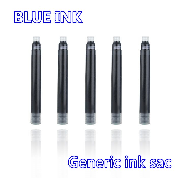 30 STKS Vulpen blauw Cartridge voor Jinhao, Duke Pen Standaard Maat