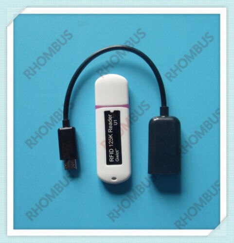 Micro 125 KHz Rfid-lezer USB (8 digit D) Interface Ondersteuning Ipad/Android/Windows