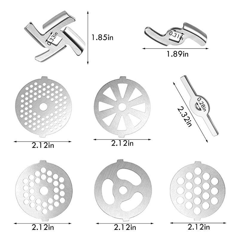 Pièces de rechange pour hachoir à viande, accessoires adaptés au hachoir à viande
