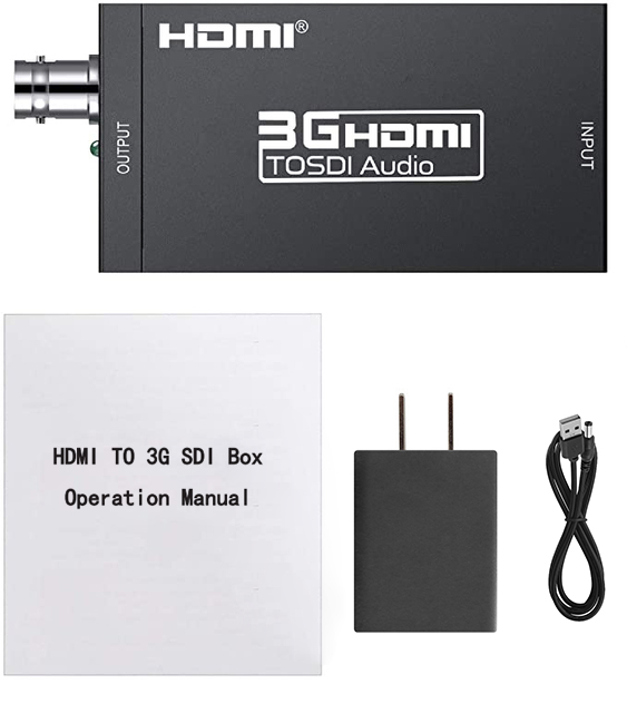 HDMI naar SDI-converter HD Video 1080P HDMI naar BNC SDI/HD-SDI/3G-SDI voor monitor HDTV