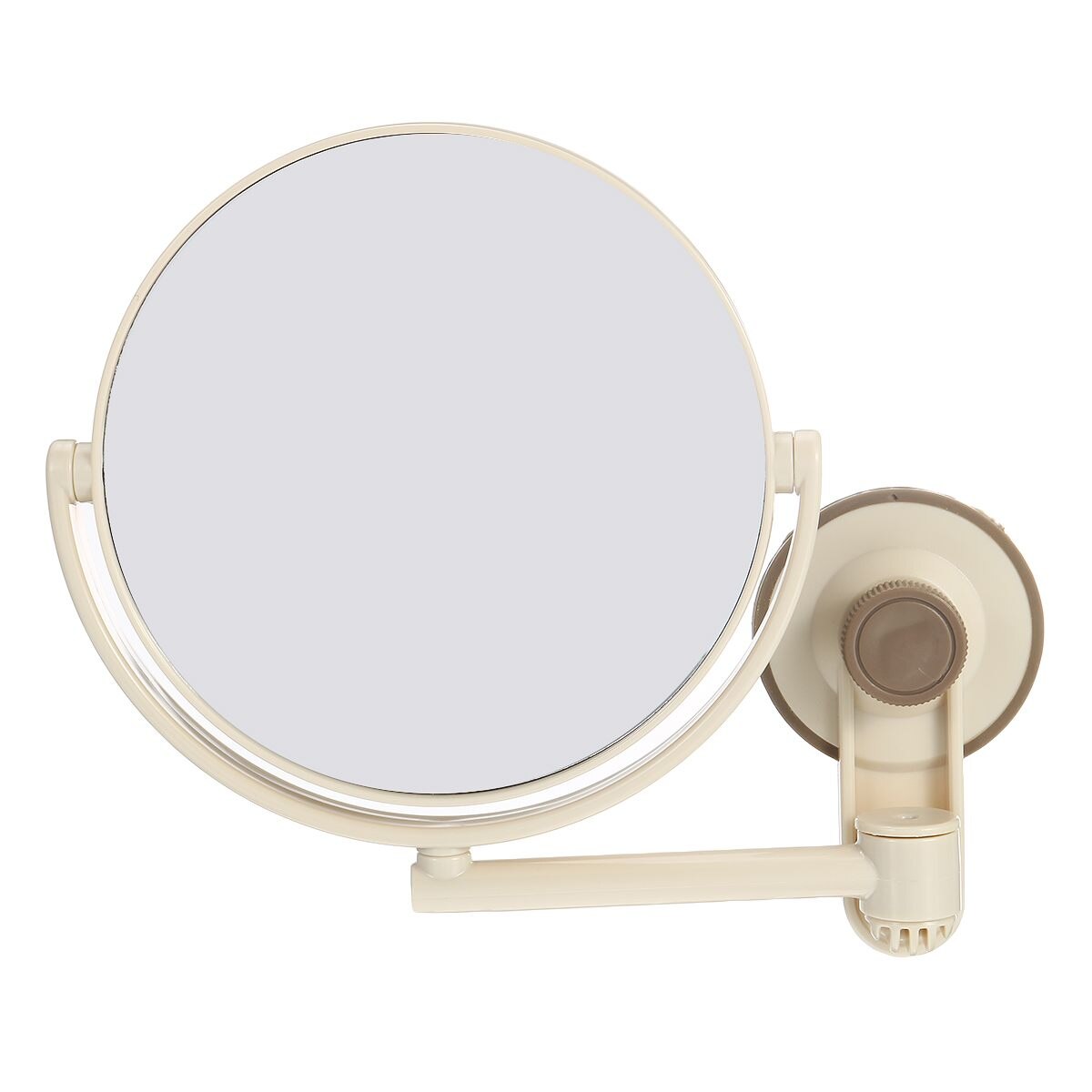 Wall Mount Extending Folding Double Side Makeup Mirror 3x Magnification Bath Shaving Cosmetic Mirror