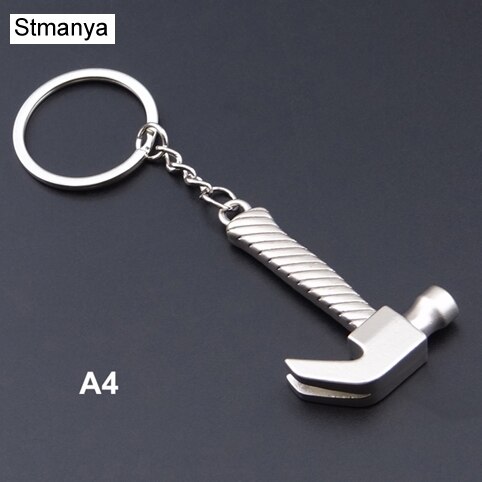 Alle Gereedschappen Sleutelhanger-Mode Vise Sleutelhanger Metalen Verstelbare Tool Ring Sleutelhanger Evenementen vise Sleutelhanger Mini 17342: A4