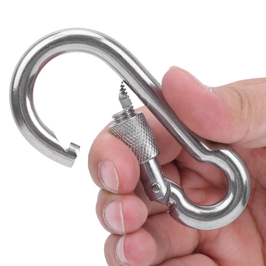 Outdoor Rock Climbing Yoga Rotating Ring Universal Climbing Hanging Wheel Swing Connector Safety Climbing Connector Buckle