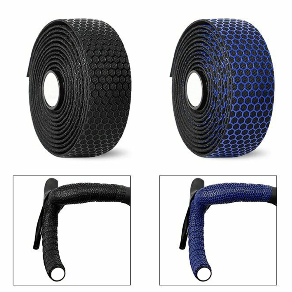 Fietsstuurlint - Racefiets Anti-slip Silica Gel EVA Damping Grip Wrap - 2 stuks