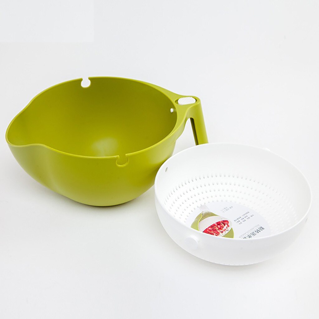 Passoire à Double égouttoir, panier à Double égouttoir, bol de riz, lavage d'évier de cuisine, nouilles, légumes, fruits, Gadget de cuisine, passoire