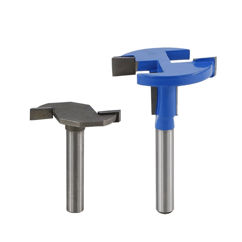 Xcan 1pc 1/4 '' (6.35mm)  skaft t slidsfræser fræser hårdmetal rille fræser bit træfræser
