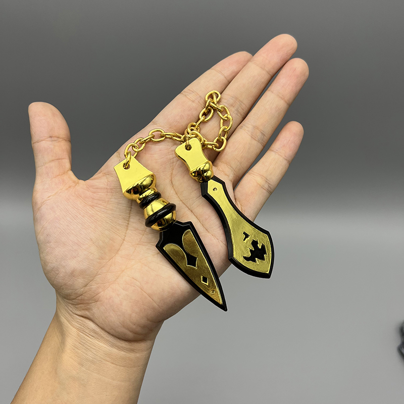 32Cm Kettingen Van De Hemel Gilgamesh Enkidu Lancer Lot Anime Randapparatuur Metalen Wapenmodellen Home Ornament Ambachten Collectie Speelgoed Jongen