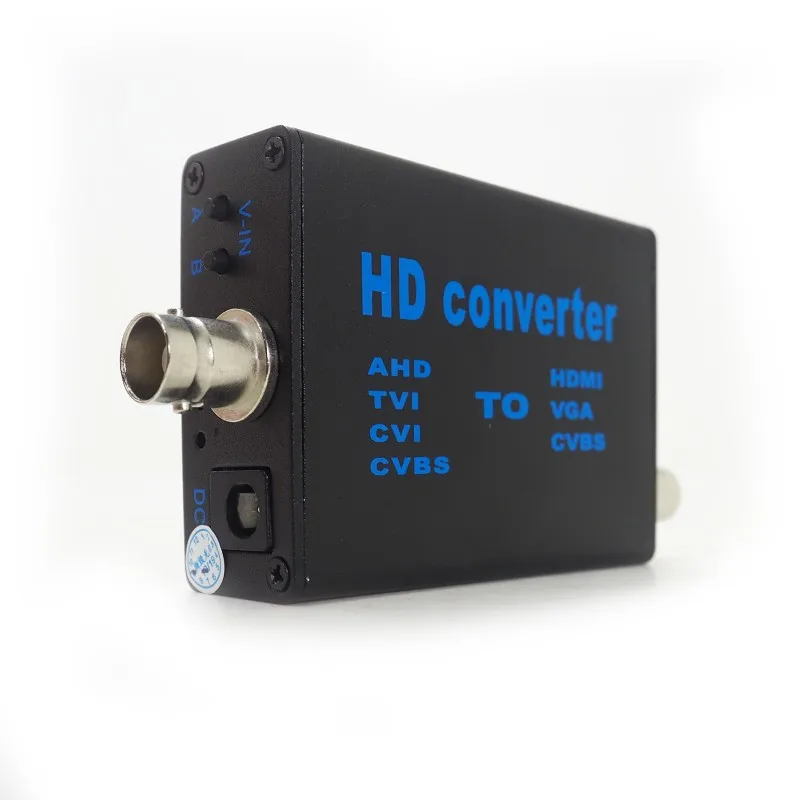 HD Converter 4-in-1 high definition video signaal converter AHD41, AHD/TVI/CVI/CVBS signaal naar HDMI/VGA/CVBS signaal converter