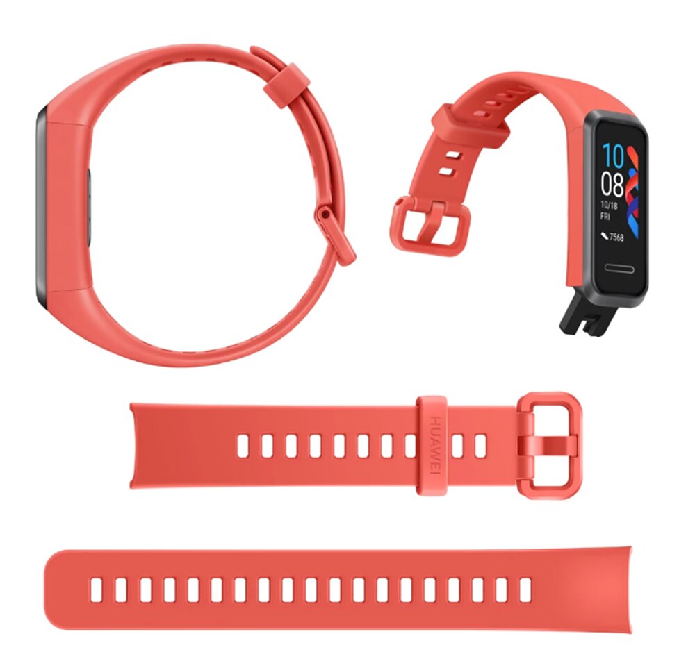 In Voorraad Huawei Band 4 Smart Polsband 0.95 ''Kleur Touch Amoled Screen Zwemmen Houding Detecteren Hartslag
