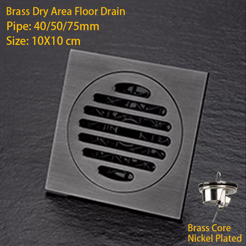 Brass Floor Drain, Metal Grey Color, Washing Machine, Bathroom, Shower, Invisible, Long Strip, Bathroom: PURPLE