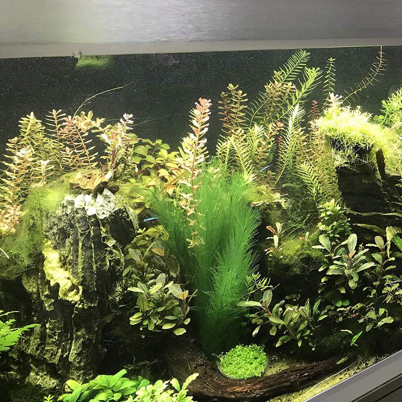 Aquariumdecoraties aquarium kunstmatige groene waterplanten gemaakt van zijden stoffen plastic, niet giftig en veilig voor alle vissen en p