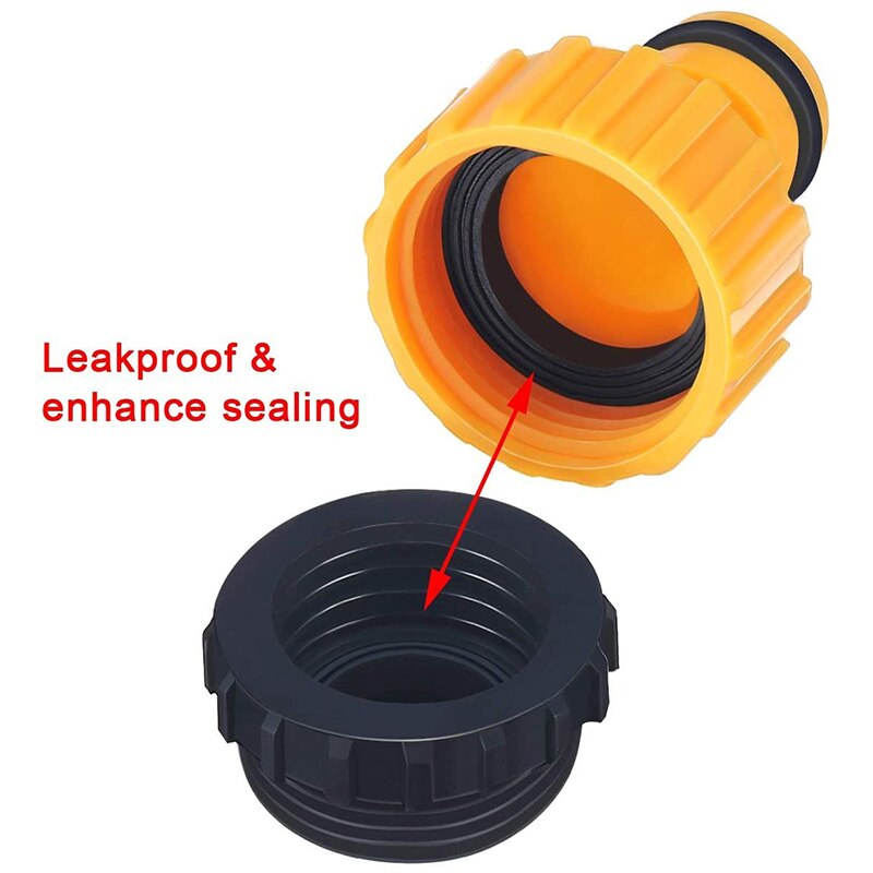 12 Stuk Slang Aansluiting Tap Verbinding, Voor Schroefdraad Tap, 2 In 1 Tap Adapter