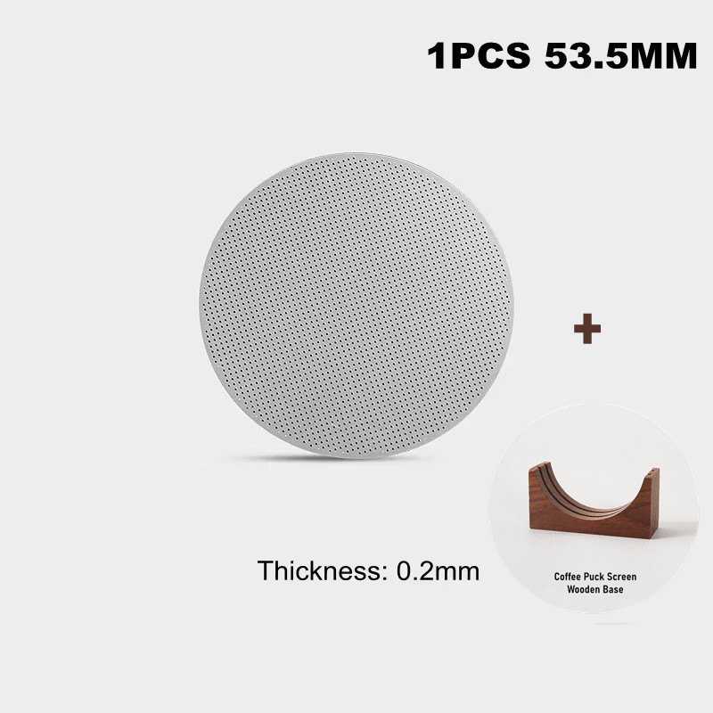 49mm Coffee Puck Screen 58mm 51mm 54mm 53mm Portafilter Filter Mesh Plate Coffee Filter Screen Espresso Puck Screen Coffee Maker: army green