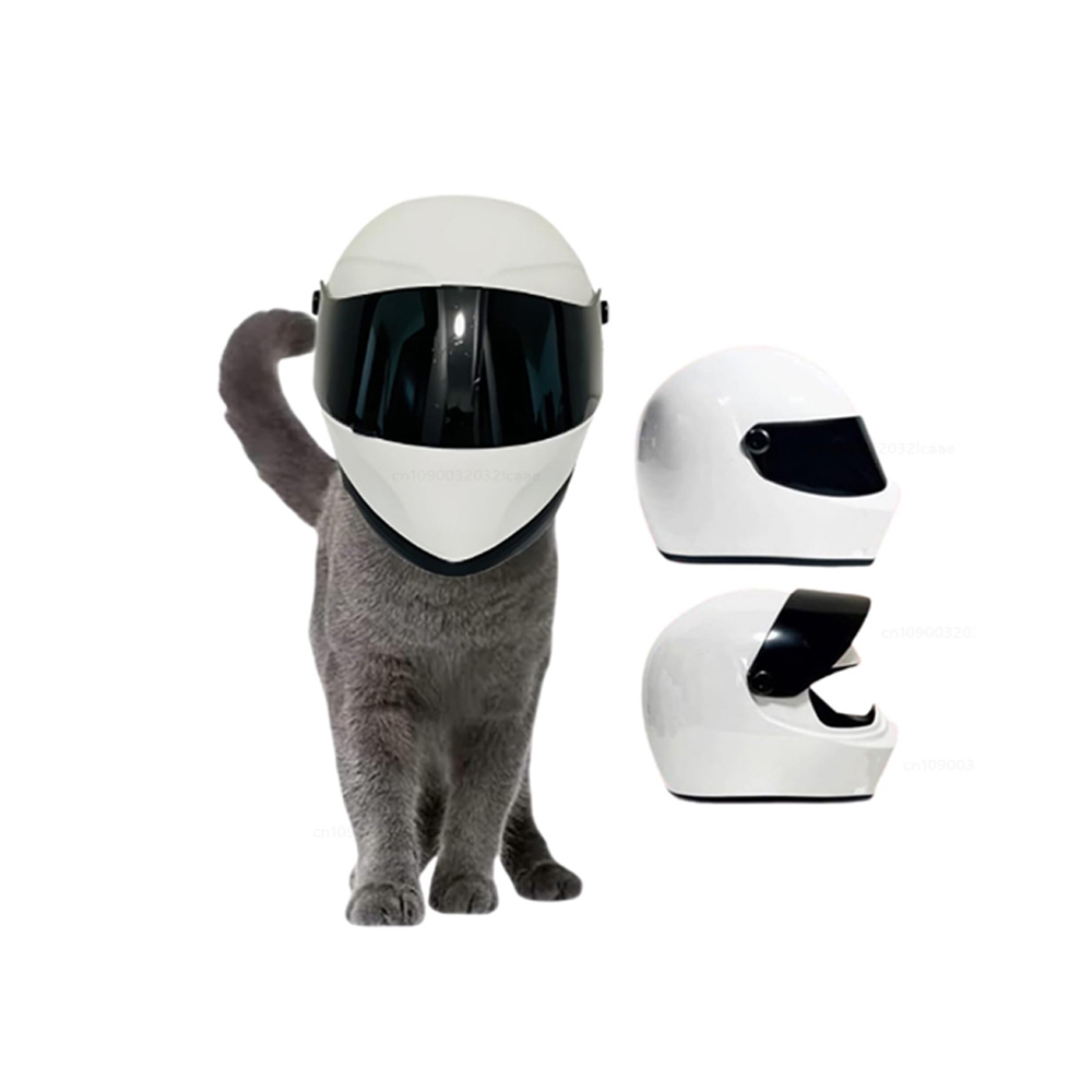 Huisdier Integraal Motorhelm Outdoor Motor Fietsen Helm Kat Motorhelm Hoed voor Kat Hond Doggie Puppy Kitten