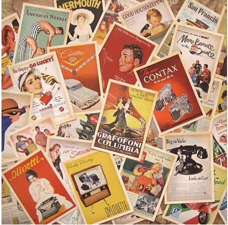 32 Stks/partij Klassieke Beroemde Posters Vintage Style Geheugen Postkaart Set Wenskaarten Jaar Ansichtkaarten