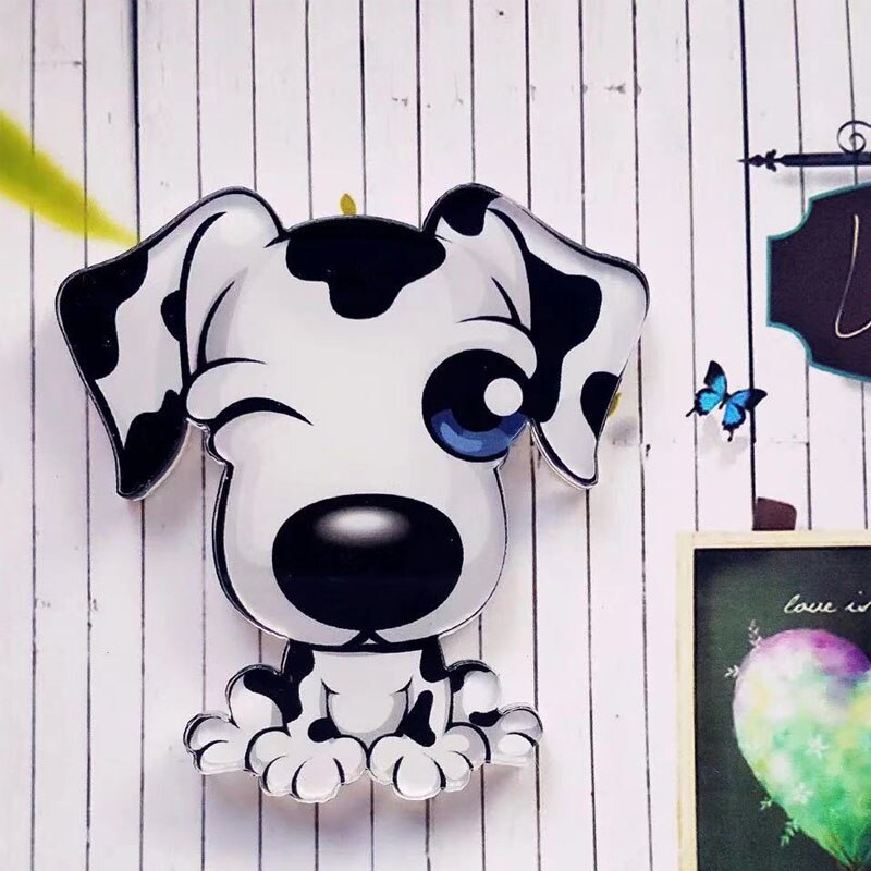 Schattige cartoon huisdier hond serie broches studenten favoriete doe-het-zelf kleding, schoenen, hoeden, tassen en accessoires badge hondenhalsband acryl: 10