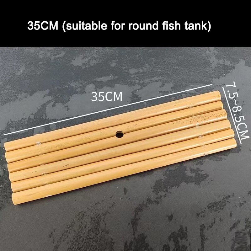 3 in 1 Aquarium Filter Box Bamboo Tube Type Water Flow Device Small Top-mounted External ABS Fish Tank Filter Water Purification: 35cm