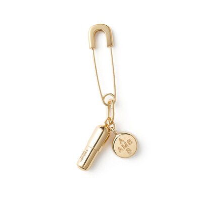 Edy 21SS S925 Ambush Gloeilamp Pin Oorbel Collection Metalen Logo Stud Oorbellen Voor Vrouwen Meisjes Partij Sieraden: F Single logo
