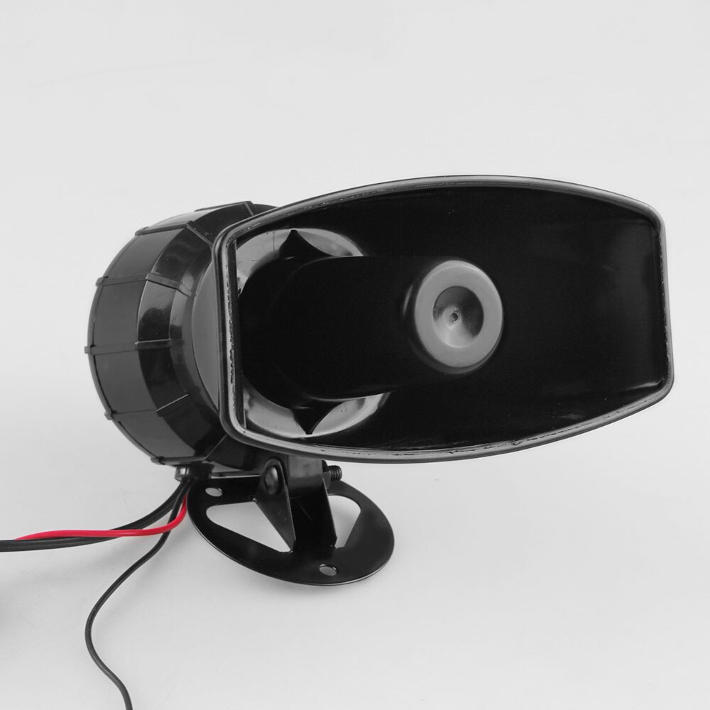 5 Tone Sound Car Siren Vehicle Horn with Mic PA Speaker System Emergency Sound Amplifier - 60W Electric Ambulance/Horn-Hoote