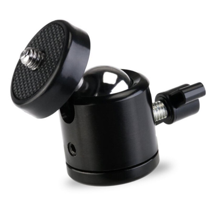 Mini Ball Kopf Mit 1/4 Blitzschuh montieren Adapter 360 Grad schwenken Aluminium Stativ Kugelkopf Für DSLR/Licht Stehen Camrea kugelgelenk: Default Title