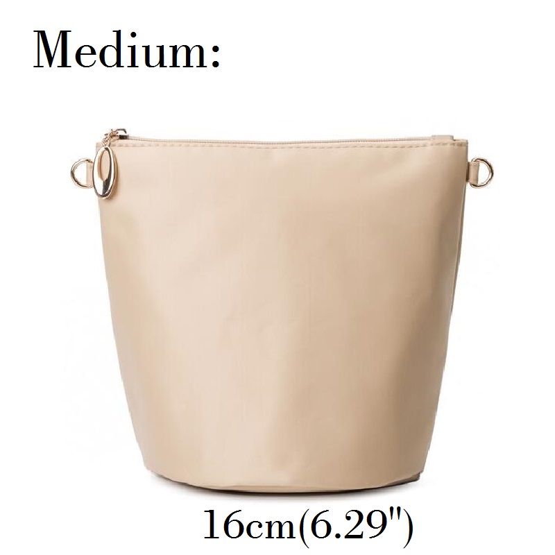 Organizer Bag for Bucket Handbag Bucket Bag Inserts (Apricot, Black, Coffee): MULTI