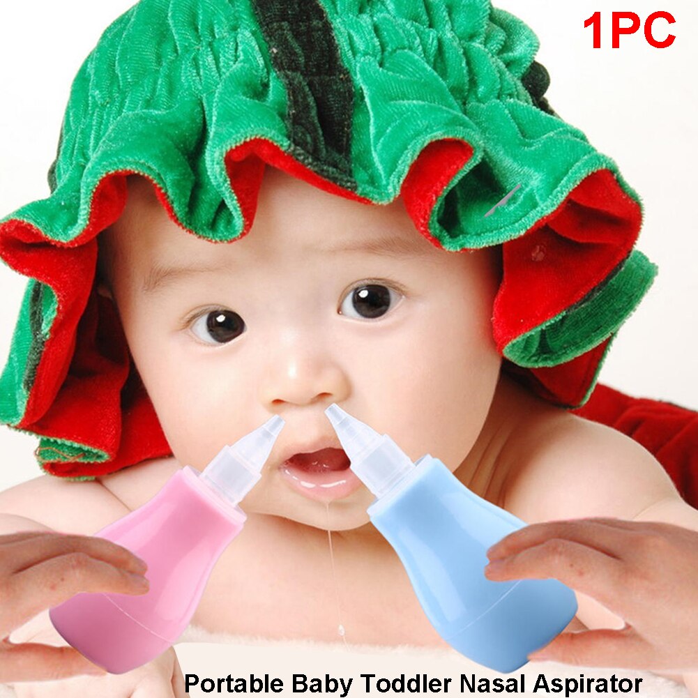 Newborn Baby Soft Silicone Nose Aspirator Toddler Nose Cleaner Infant Snot Vacuum Sucker Soft Tip Cleaner Baby Care