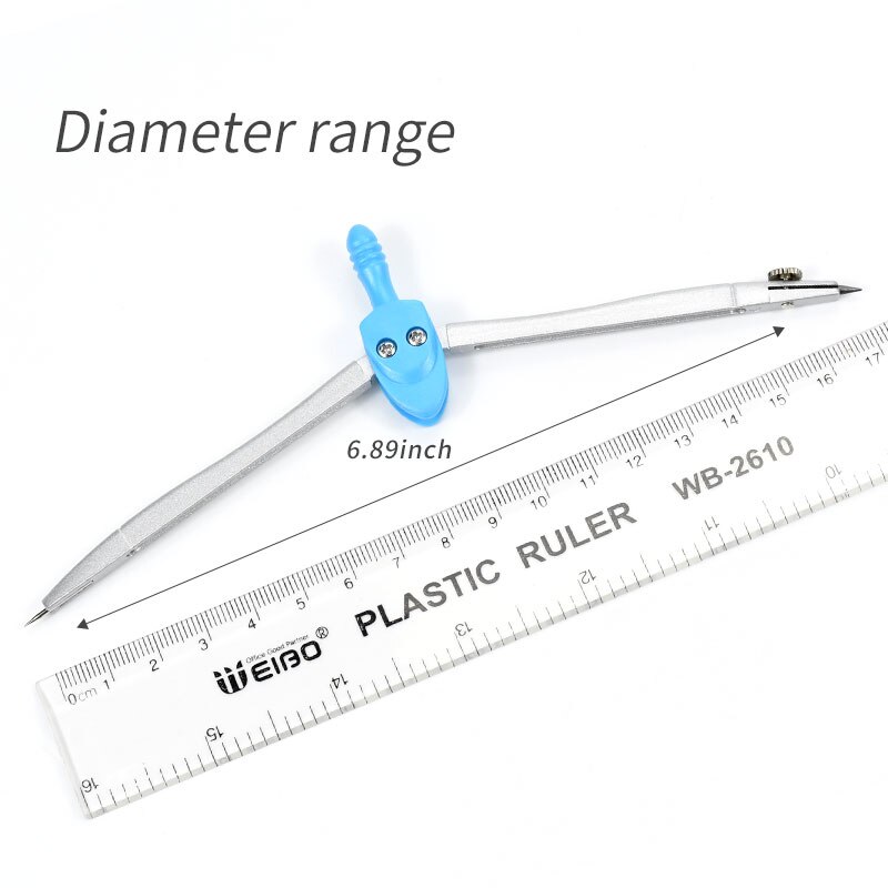011 12 PCS /Set Compasses High Precision Metal Compass Drawing Set school office supply