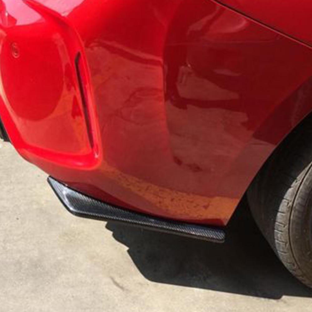 2Pcs Universal Car Rear Bumper Lip Spoiler Diffuser Splitter Scratch Protector Auto Accessoires Exterieur Onderdelen