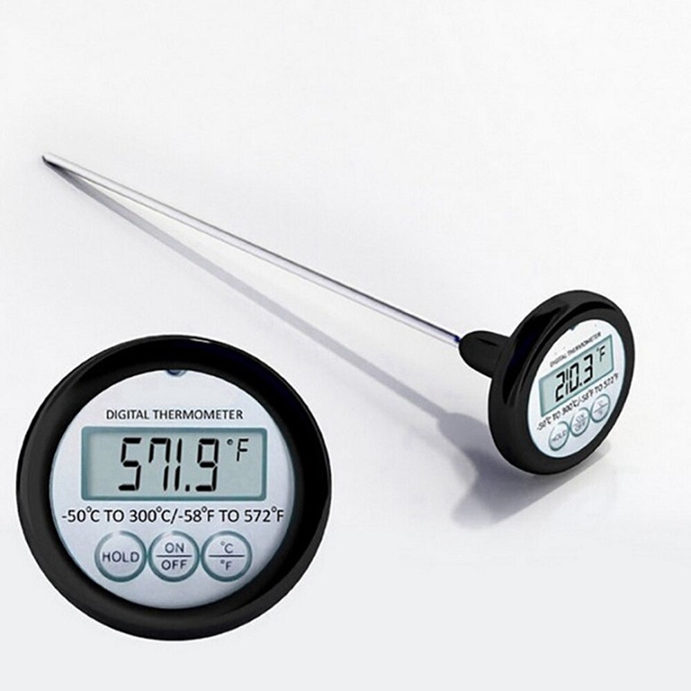 Digital Meat Food Thermometer Liquid Candy Deep Fry with Stainless Steel Clip