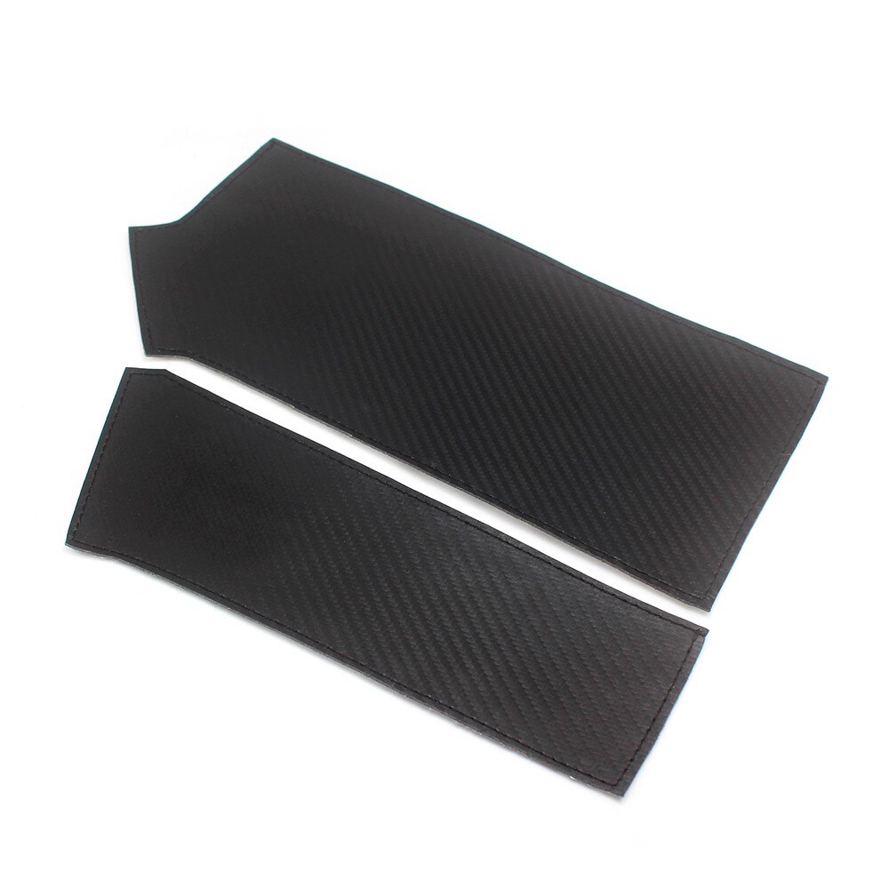 Voor Bmw 5 Serie E60 2004 2005 2006 2007 Auto Center Armsteun Doos Pad Microfiber Leather Cover: carbon texture LHD