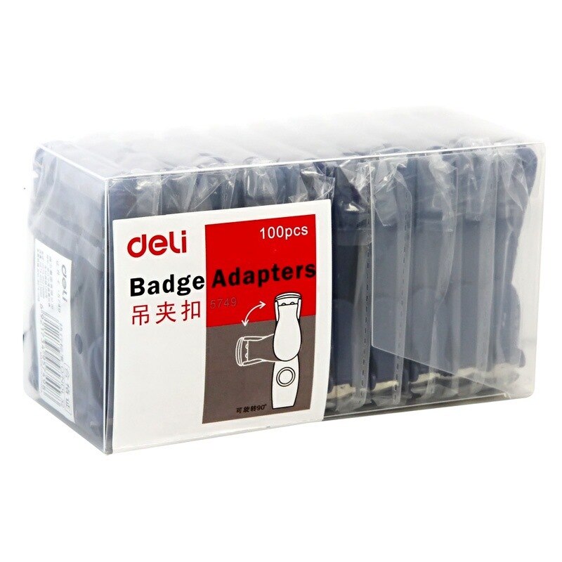 5749 ID card clip safety buckle badge ID card hanging clip 10PCS/pack