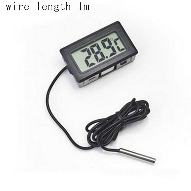 LCD Digital Thermometer Wasserdicht Gefrierschrank Aquarium Thermometer Mini Temperatur Sensor Sonde Aquarium Zubehör: G