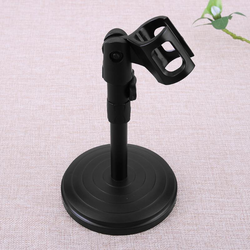 Foldbart skrivebordsbord mikrofon klipstativ bord mikrofon stativ justerbar holder stærk stabil mikrofon trepiede holdere med clips